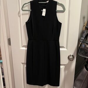 LOFT Classic Black Midi Dress